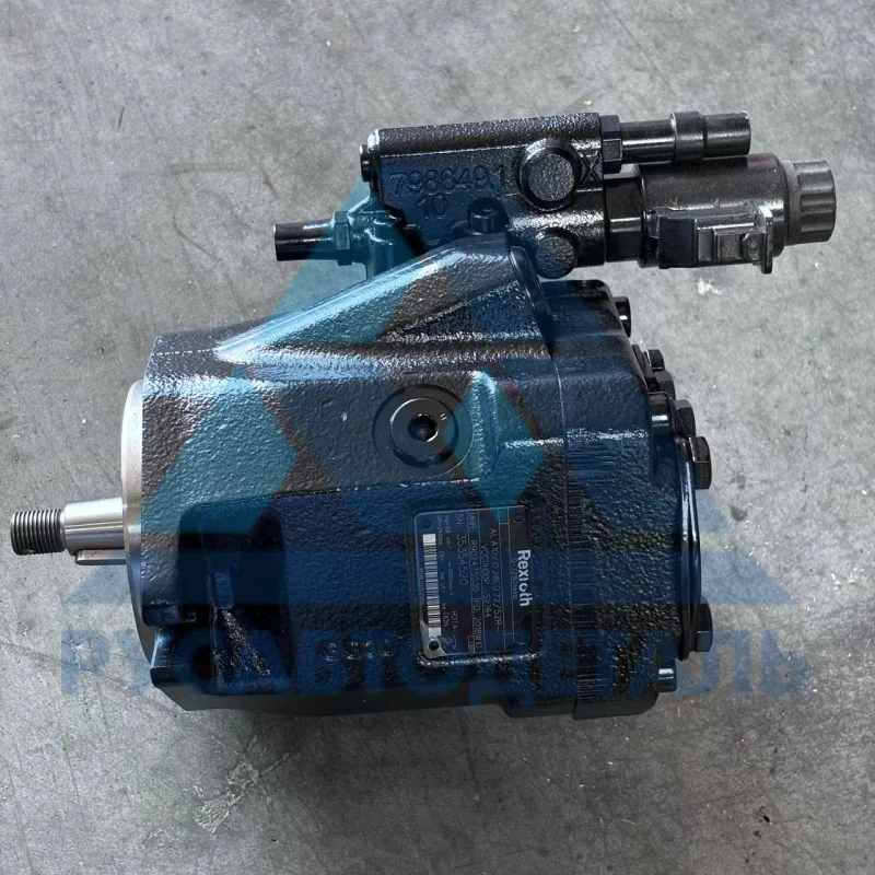 Насос гидропривода вентилятора с клапаном ЛиАЗ дв. MAN D0836 LON64/65 R902475530